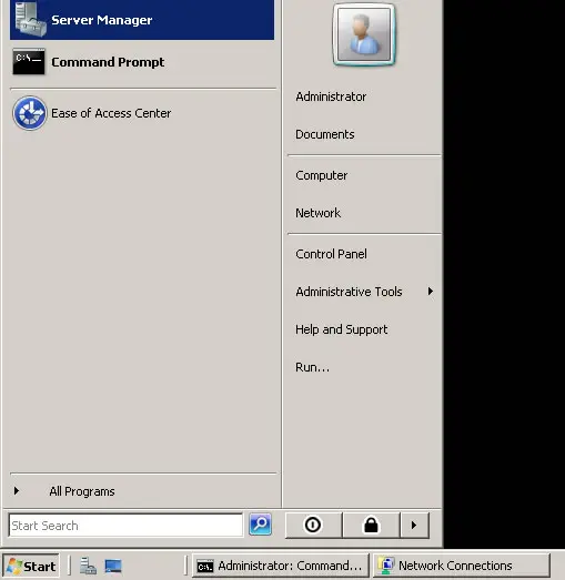 server manager windows server 2008 r2